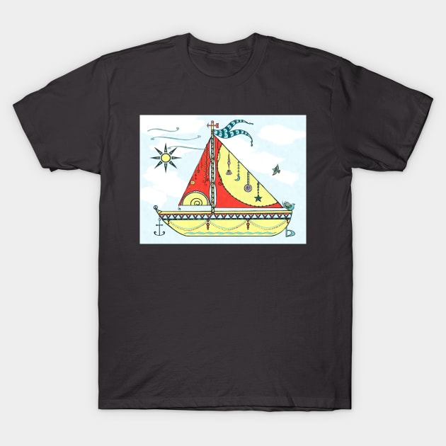 Dream Boat T-Shirt by DISmithArt